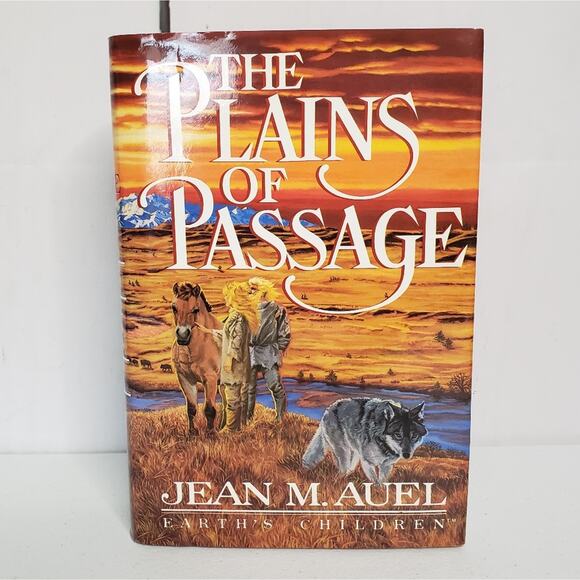 The Plains of Passage by Jean Auel Hardcover Earth Children Series #4 - Picture 1 of 6